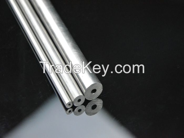 Thick wall or ultra thick wall seamless steel tube and nickel tube with micro ID