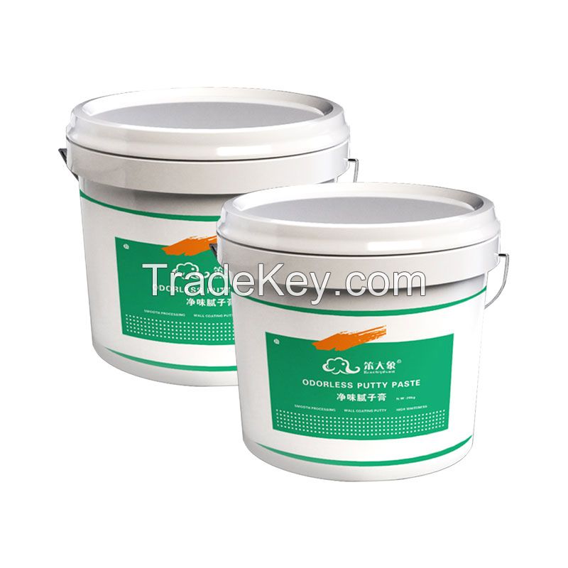 The putty paste is produced by deep water purification technology, high-quality fillers and advanced technology.