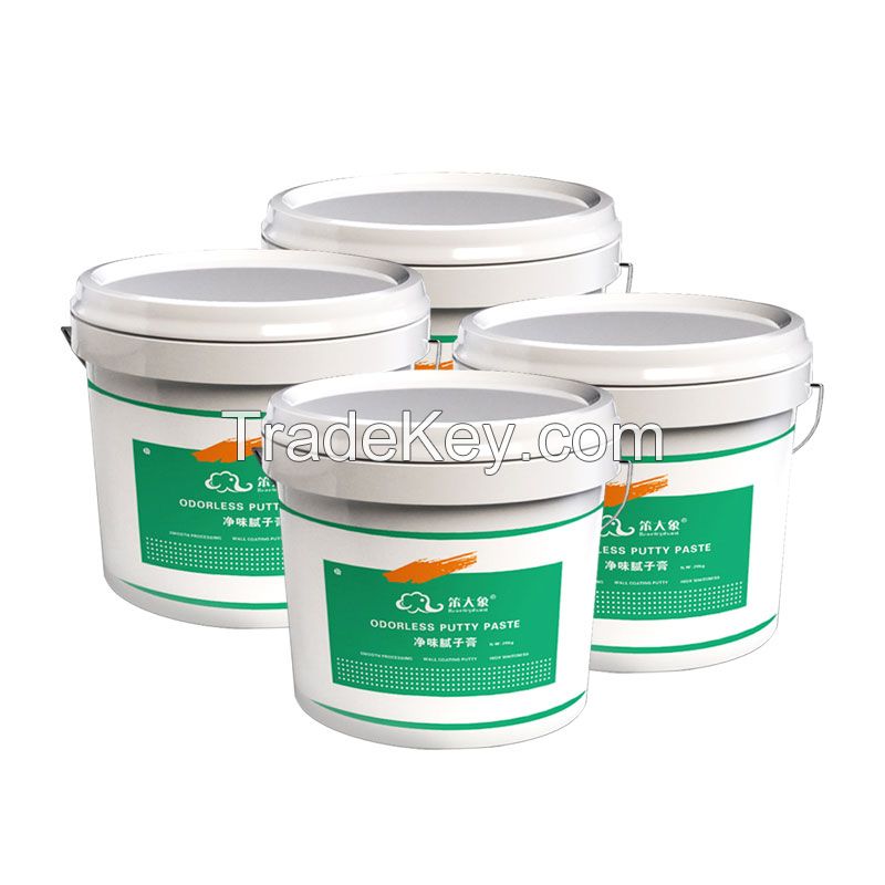 The putty paste is produced by deep water purification technology, high-quality fillers and advanced technology.