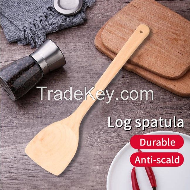 Environmentally friendly material high quality spatula raw wood spatula wooden spatula (from 20,000 orders)