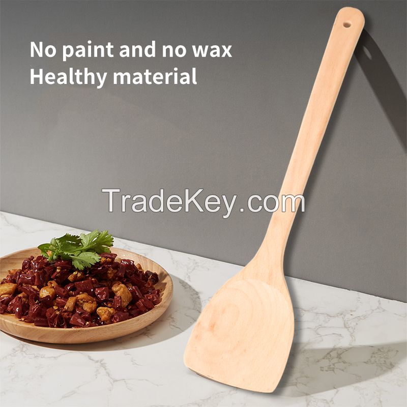 Environmentally friendly material high quality spatula raw wood spatula wooden spatula (from 20,000 orders)