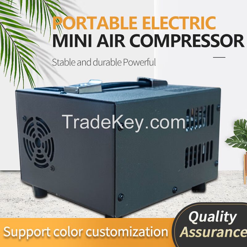 300Bar Portable 12V Electric Mini Pcp Air Compressor 4500psi