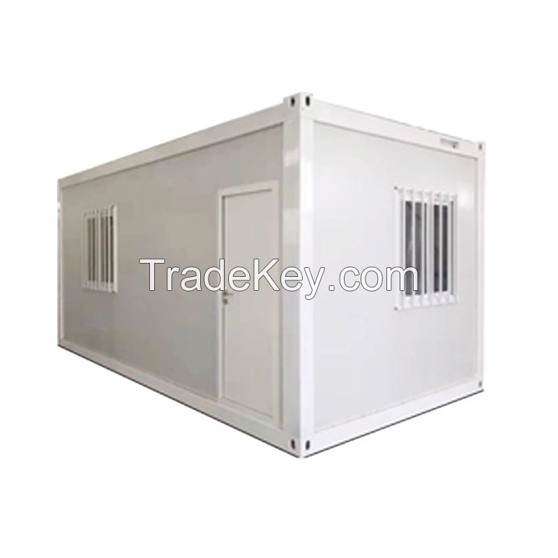 Container mobile room folding box fast LCL fireproof rock wool color steel plate simple installation glass sunshine movable board room