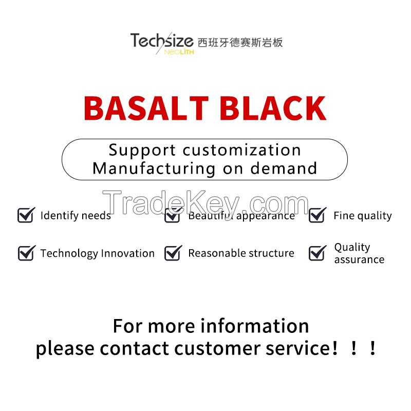 DESAISI-TS07C Basalt black rock slab/Customized models/prices are for reference only