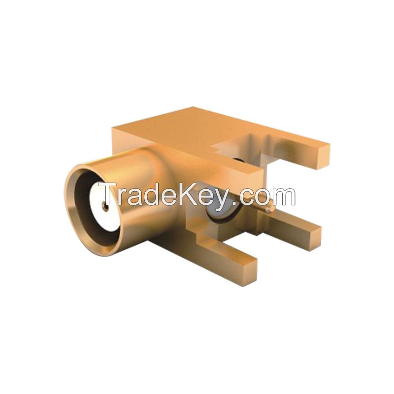 MMCX series RF coaxial connectors are smaller than MCX miniature coaxial connectors, which are widely used in small communication equipment and network equipment.