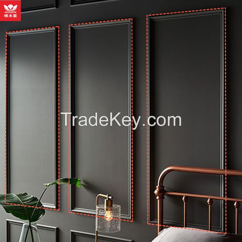 Weimutang environmental sound insulation panels integrated wall panels bedroom home wall, solid wood veneer veneer decorative panels multilayer panels bamboo wood fiber