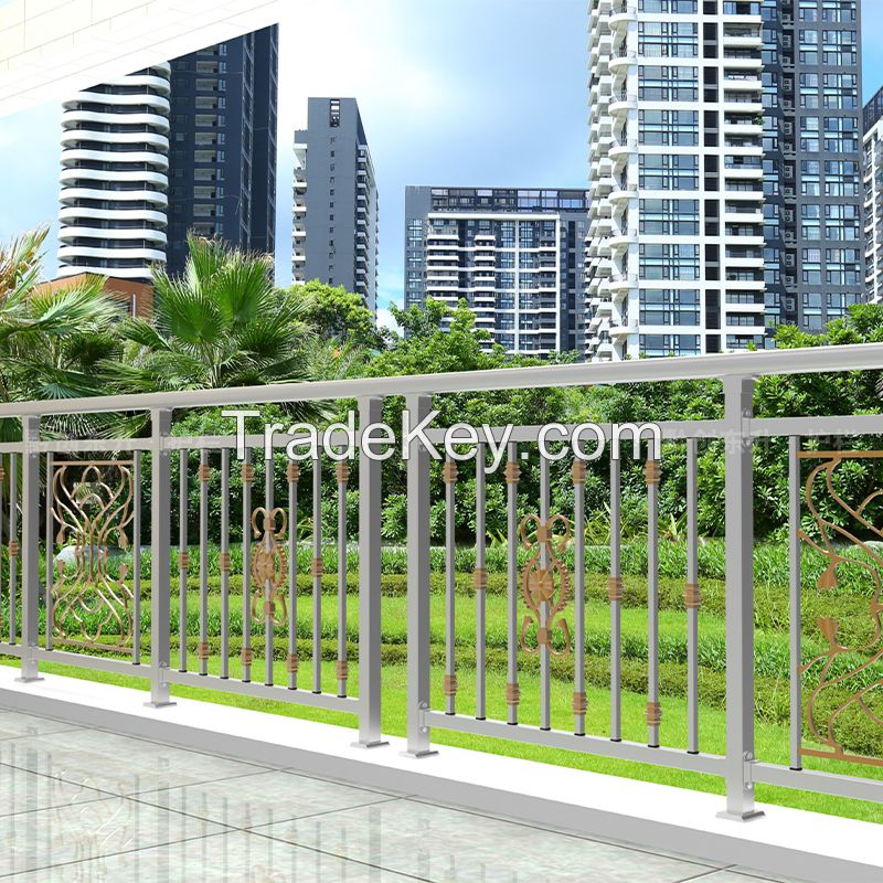 Weiqi Customized rod bar railing brushed balcony vertical rod railing