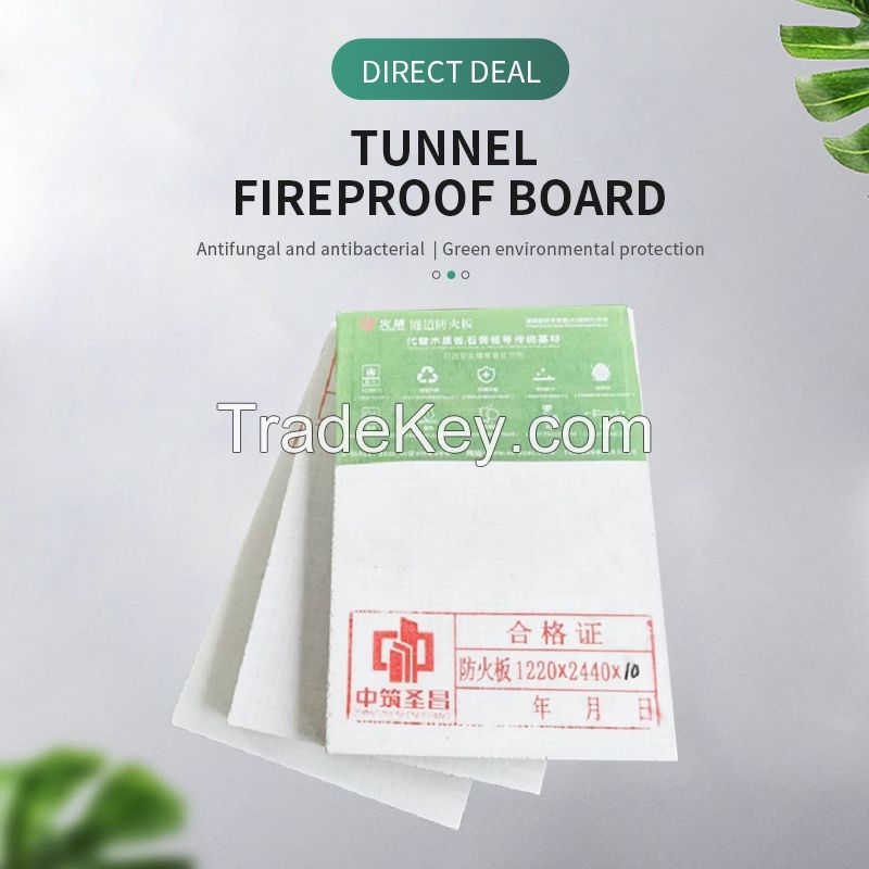 Tunnel fire-proof board, grade A1 fire-proof, mould proof and antibacterial, waterproof and insect proof, sound insulation