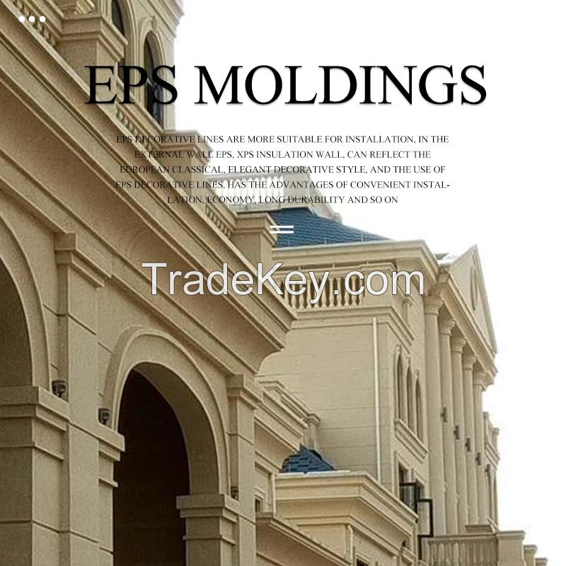 Exterior wall EPS moldings custom European architecture(1m)