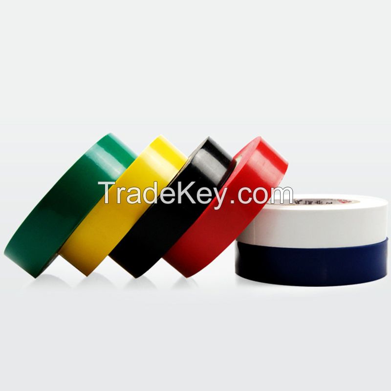 Youyi Electrical tape PVC flame retardant insulating tape waterproof, high temperature resistant, widened, strong sticky black white large volume air insulation