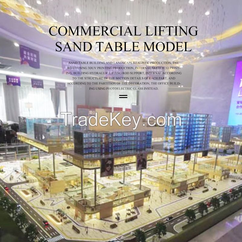 Commercial lifting sand table model DIY sand table building model customization contact price is for reference only
