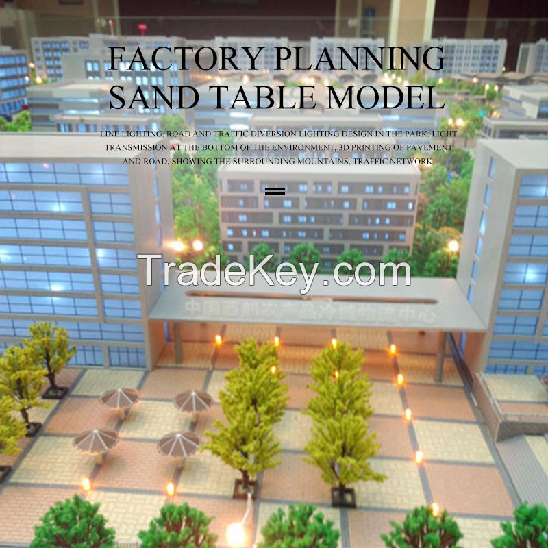 Factory planning sand table model DIY sand table building model customization contact price is for reference only