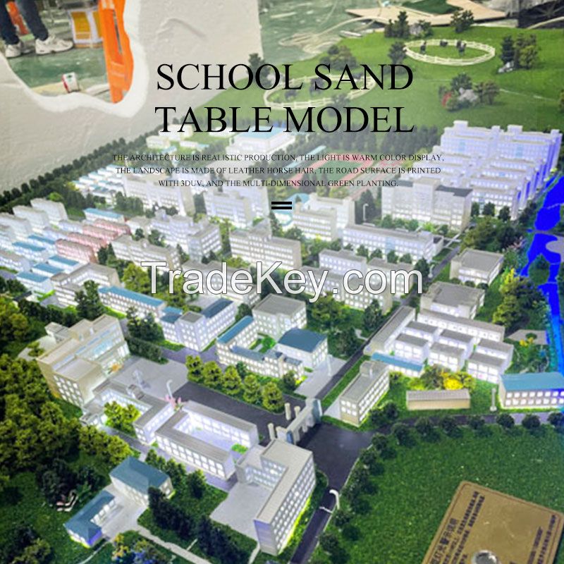 School sand table model DIY construction model can be customized. Contact customer service. The price is for reference only