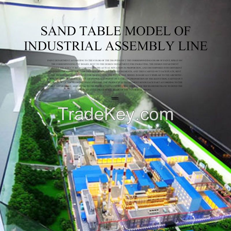 Industrial assembly line sand table model DIY sand table model can be customized contact customer service price is for reference only
