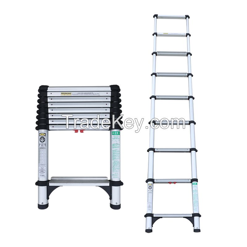 on-button bond telescopic ladder(sold from three pieces)