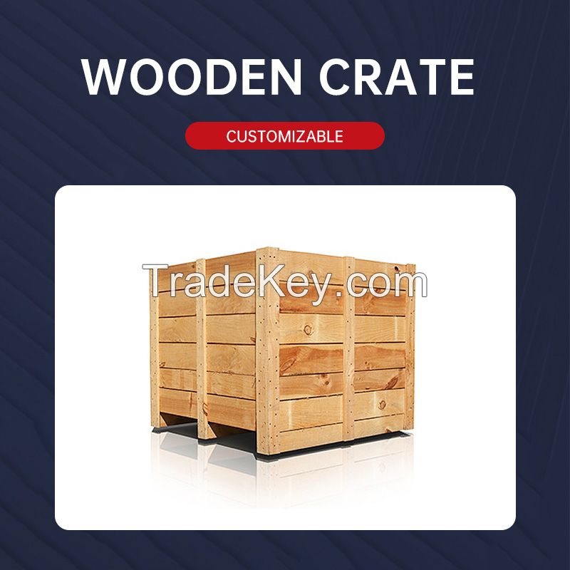 The wooden box is simple to make, high strength, local materials, good durability, certain elasticity, and can withstand shock and vibration (please contact customer service for customized products)