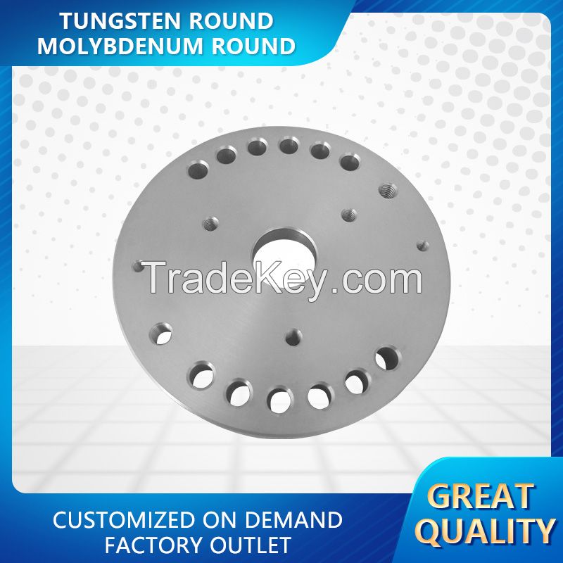 99.95% purity tungsten disc/W circular tungsten machined parts Factory direct sales tungsten round, molybdenum round. For customized products, please contact customer service