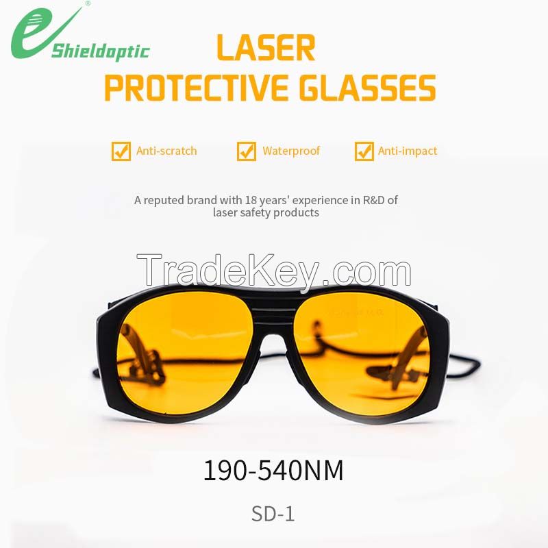 SD-1 Professional CE blue light 532 green laser work eye protection laser safety goggle glasses