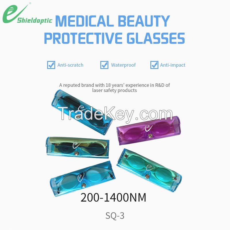 SQ-3 Skin rejunvenization 1064 led protective hair removal safety 808 ipl laser glasses