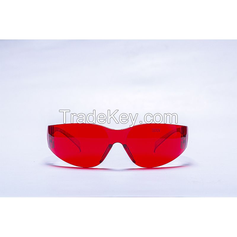 SDUV Red side shield 266 355 abc400 sterilization protection uv laser light safety glass glasses goggles