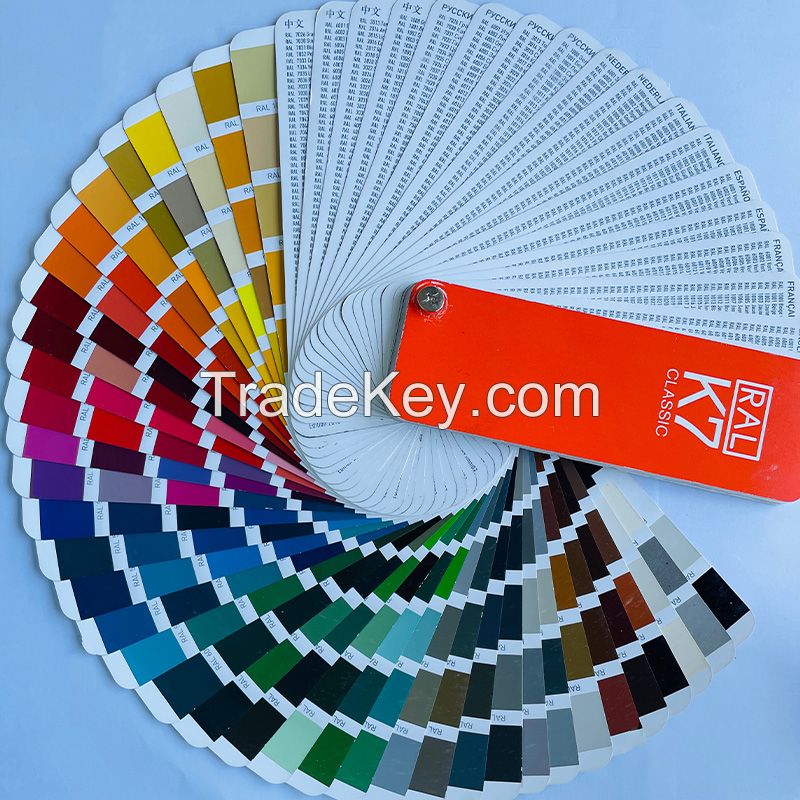 A full range of flat powder coatings can be used in supermarket shelves, office stationery, etc. (support customization)