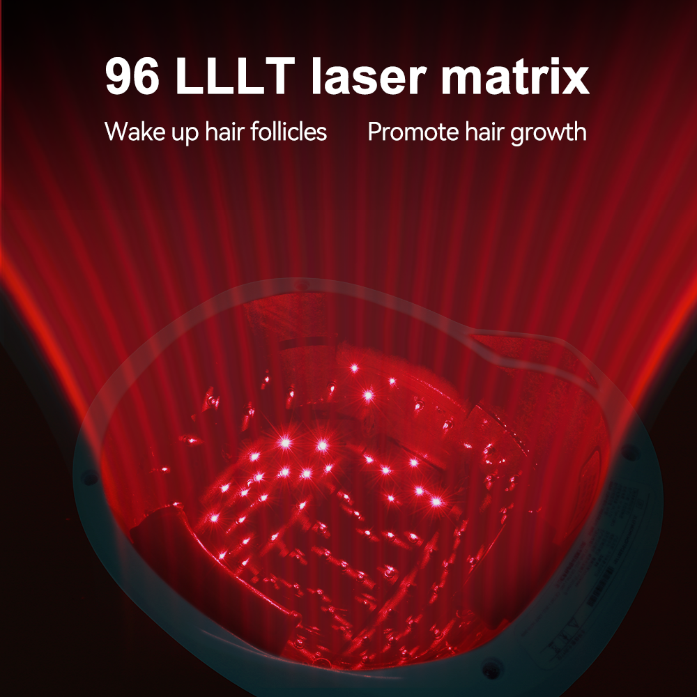 Lescolton factory LLLT LED light hair treatment wireless hair Loss therapy device photon hair regrowth helmet
