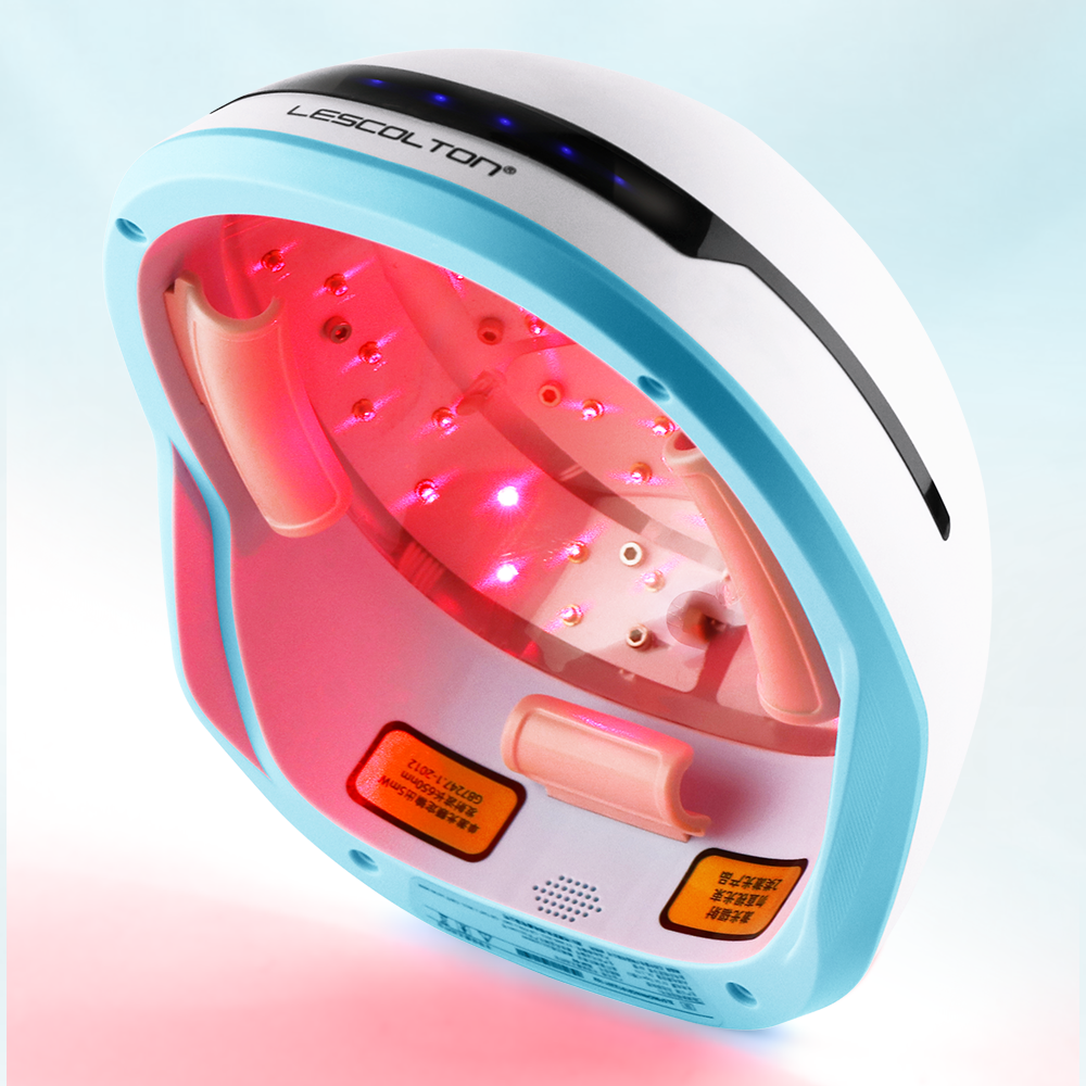 Lescolton factory LLLT LED light hair treatment wireless hair Loss therapy device photon hair regrowth helmet