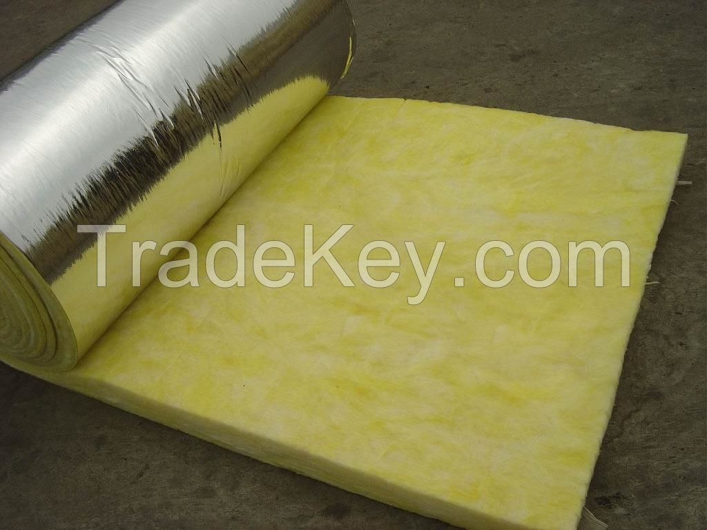 2022 top quality A grade fireproof glass wool roll glass wool insulation materials