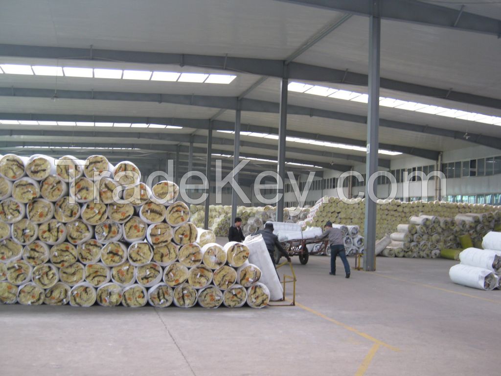 China factory glass wool insulation blanket 10kg/m with CE quality