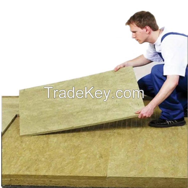 China factory cheaper rock mineral wool insulation board 80kg/mÂ³