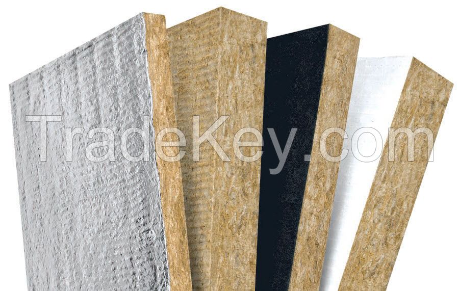 China factory cheaper rock mineral wool insulation board 80kg/m         