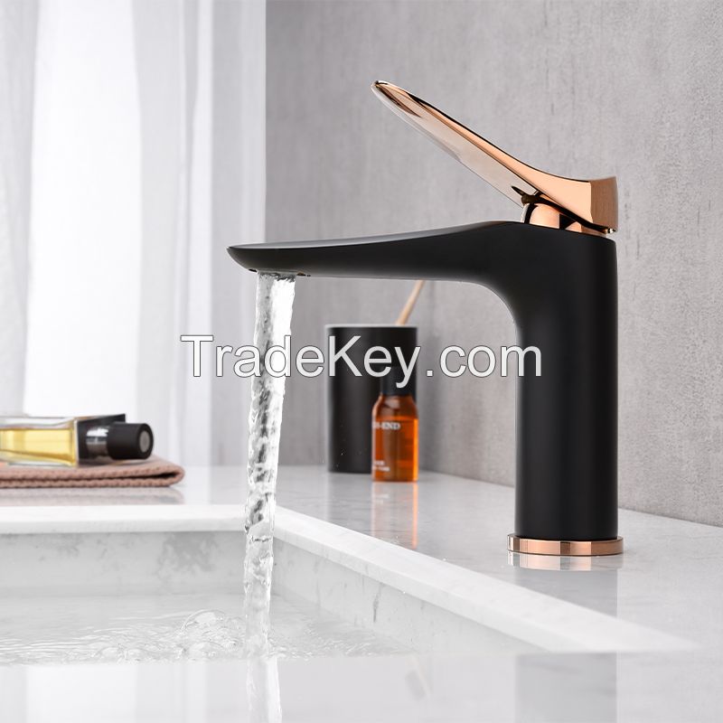 Washbasin faucet, toilet hot and cold water surface basin household washbasin faucet
