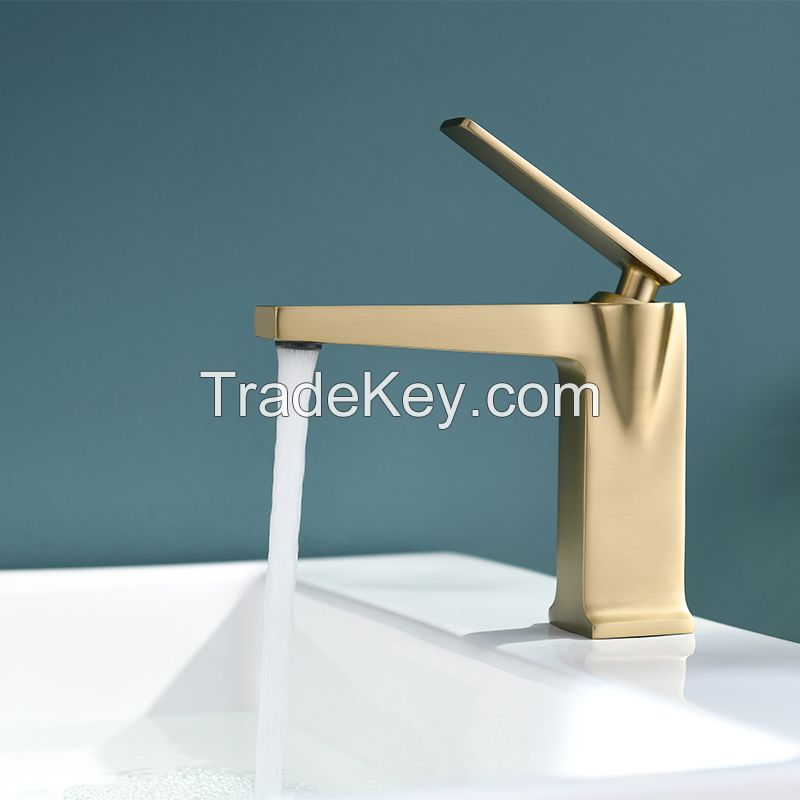 Washbasin faucet, toilet hot and cold water surface basin household washbasin faucet