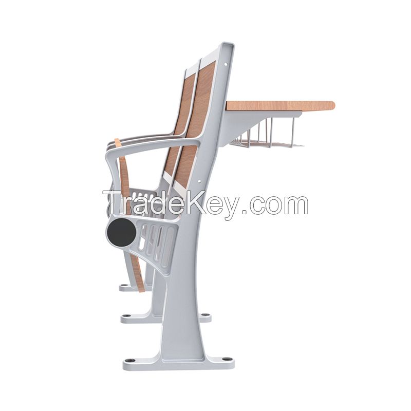  Fixed table and chair steps classroom table and chair aluminum alloy metal frame, no rust