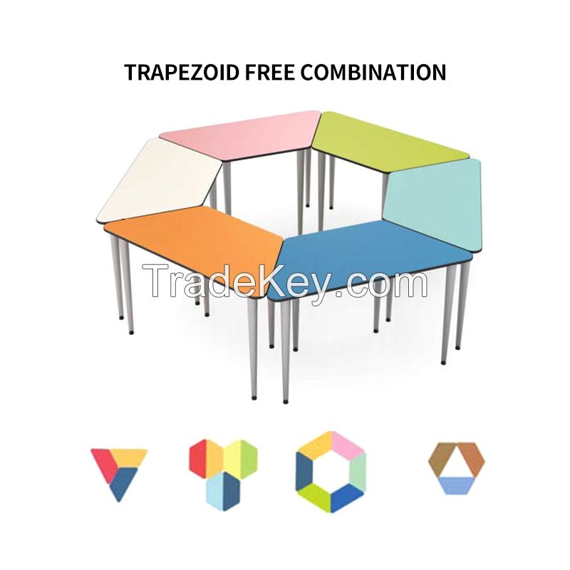  Colorful table movable splicing table desktop shape can be customized (please contact customer service)