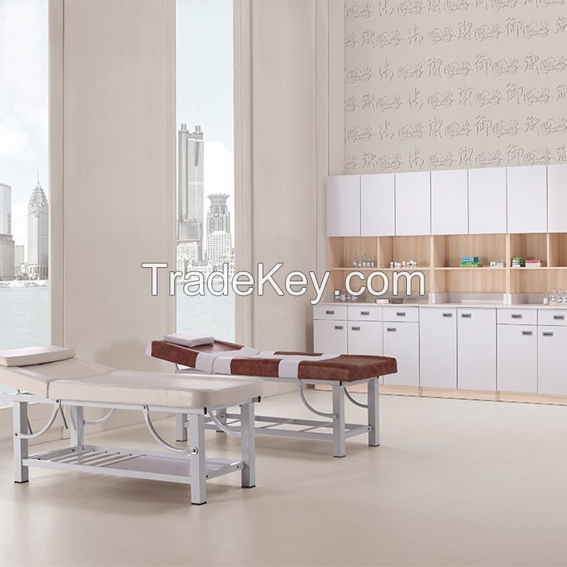 The guardrail of the medical bed is made of 304 stainless steel and made of food-grade ABS material (please contact customer service before placing an order)
