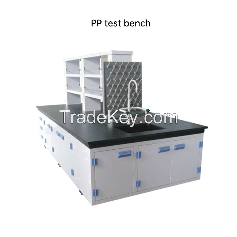 Custom all steel test bench with polyurethane foam soundproof board