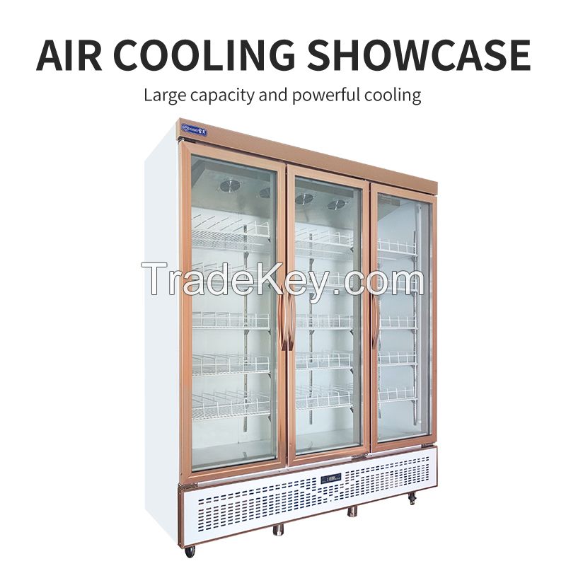 Air-cooled showcase