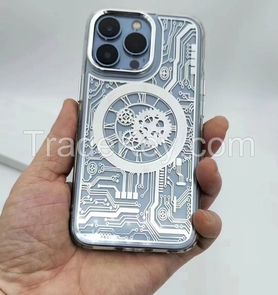 Magsafe hard cover phone case Matrix Style  new design 
