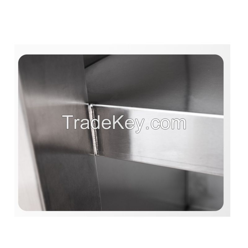 Commercial kitchen stainless steel four door cupboard