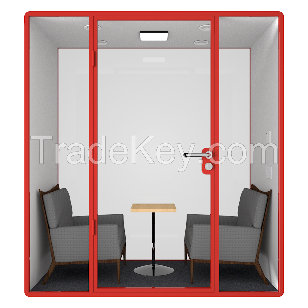 Professional acoustic office soundproof phone booth 