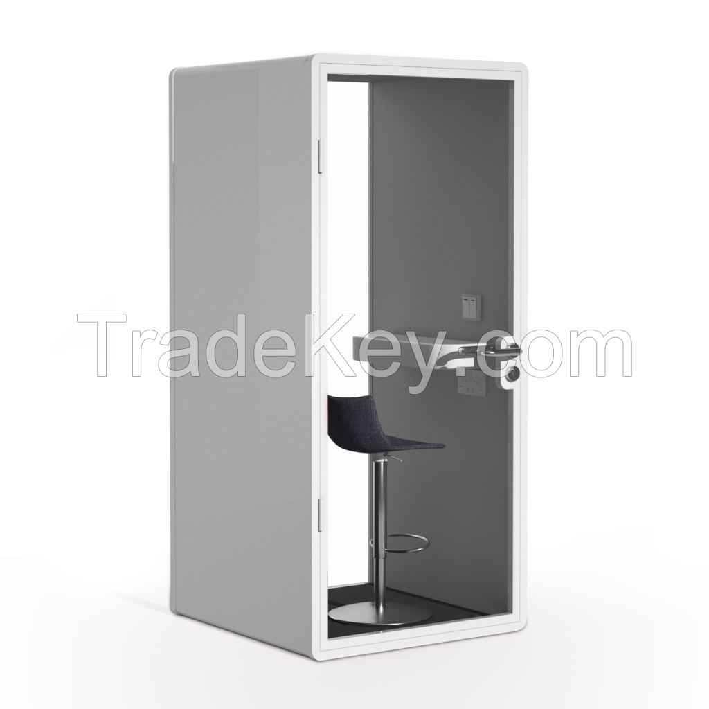 Factory customized privacy soundproof phone booth for open plan office