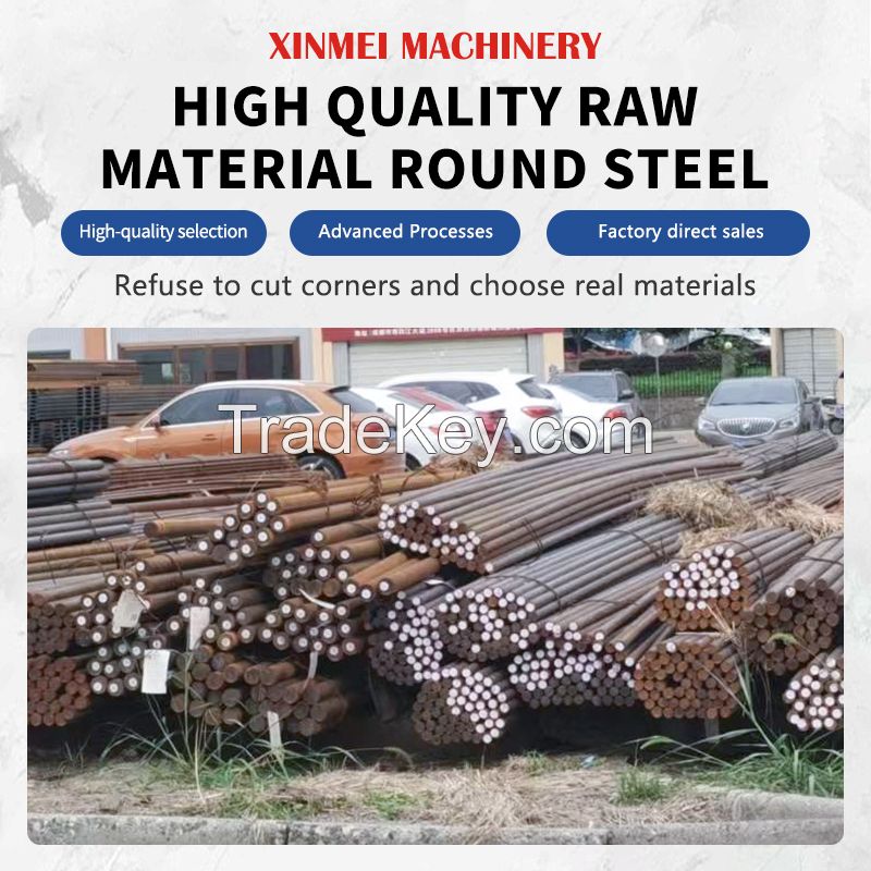 Raw materials: round steel deformed steel can be customized for brackets, on-site foundations, bolts, steel shafts, guardrails, etc. Welcome to consult