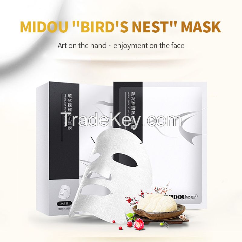 MIDOU bird's nest beauty facial mask