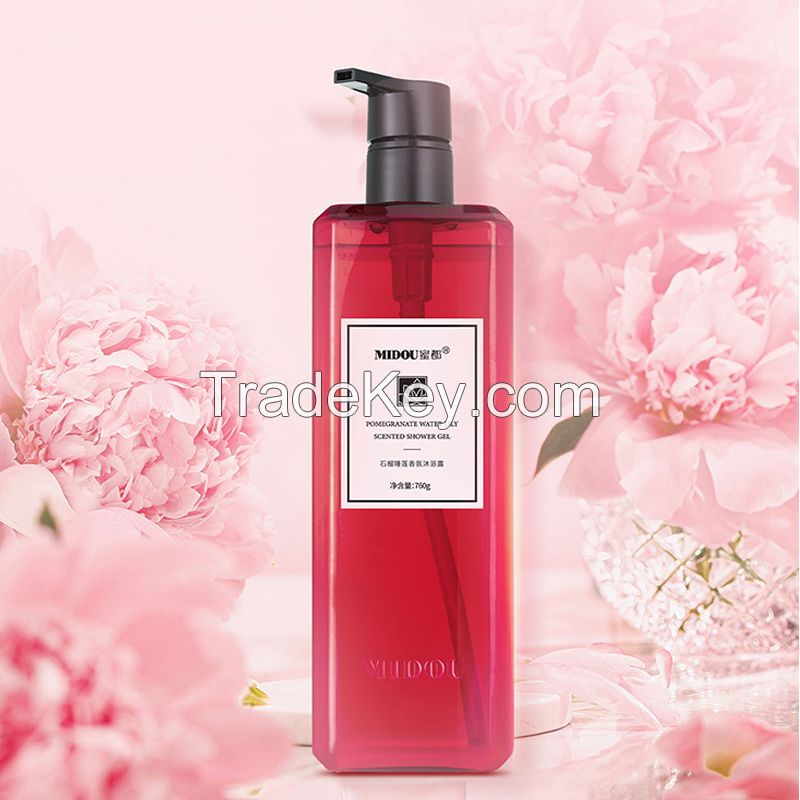 MIDOU Pomegranate Water Lily Fragrance Body Wash