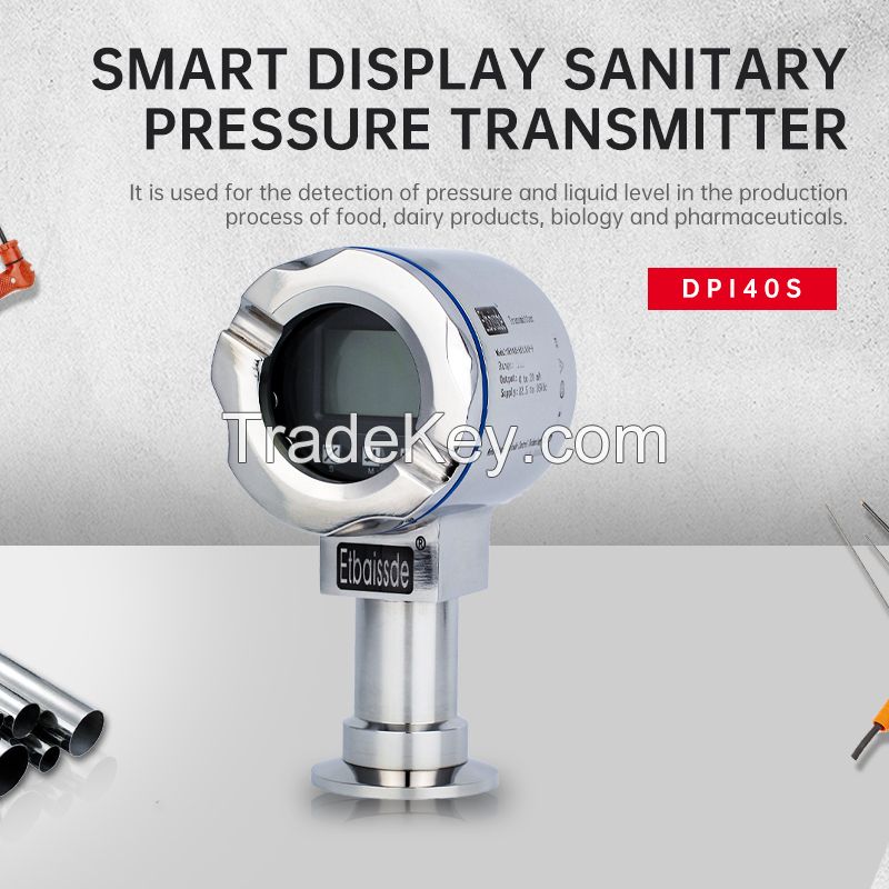 Smart Display Sanitary Pressure Transmitter DPI40S