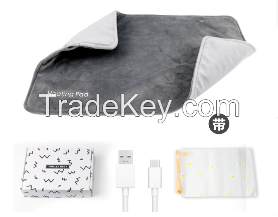 USB heating pad by Graphene &amp; Soft Cozy Velvet to warm your hands feet