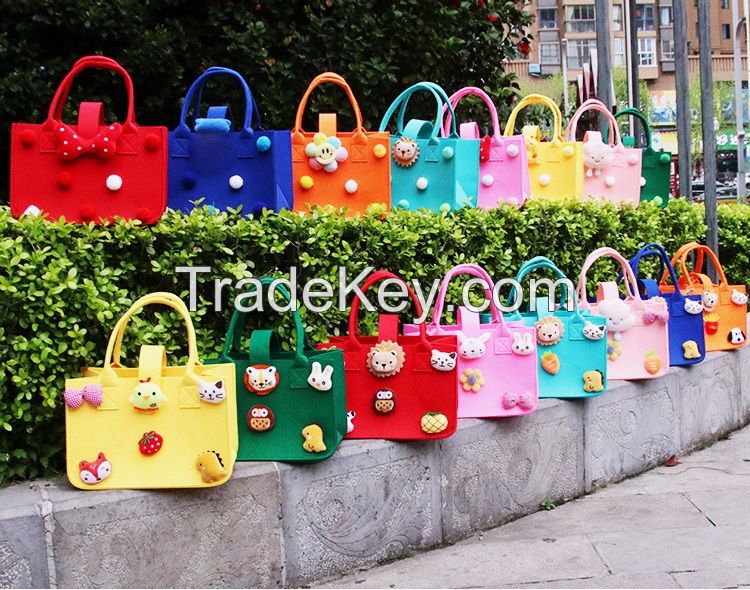 Big felt  bag for kids gifts women shopping travel