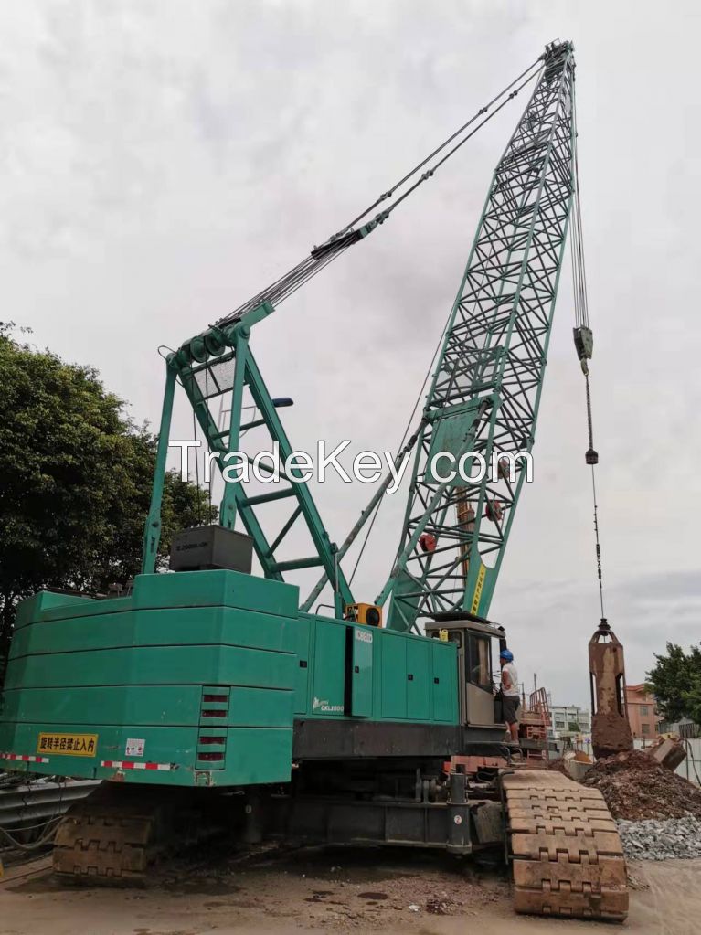 150ton used Kobelco crawler crane made in Japan original high quality