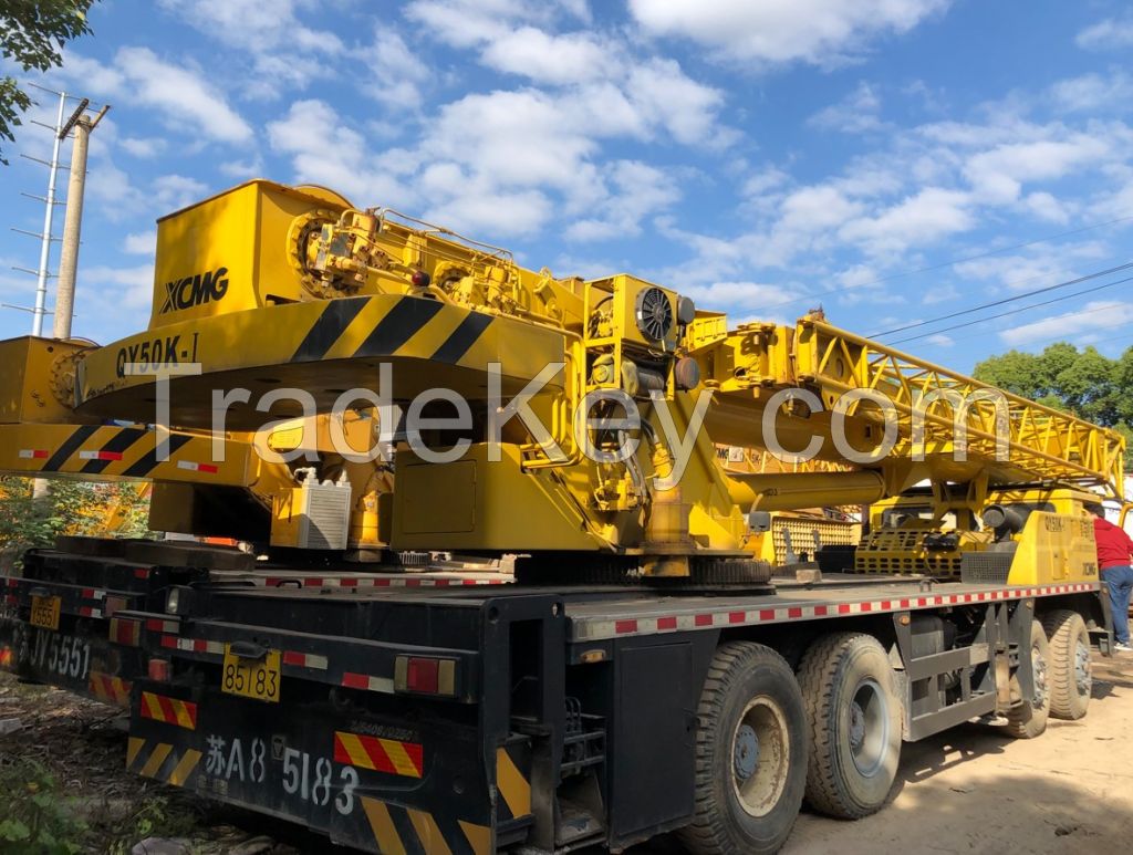 xcmg used 50ton truck crane QY50K-1 used crane for sale with low price in China
